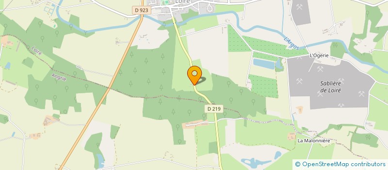 localisation de l'entreprise GAEC DE LA BROCHERIE  VAL D'ERDRE-AUXENCE