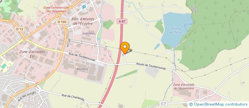 localisation de l'entreprise GAEC DE LA BROSSE à CHOLET