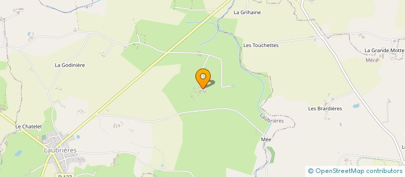 localisation de l'entreprise GAEC DE LA BROSSE à LAUBRIERES