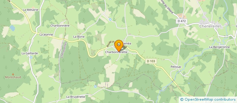 localisation de l'entreprise GAEC DE LA BRUME à CHENEREILLES