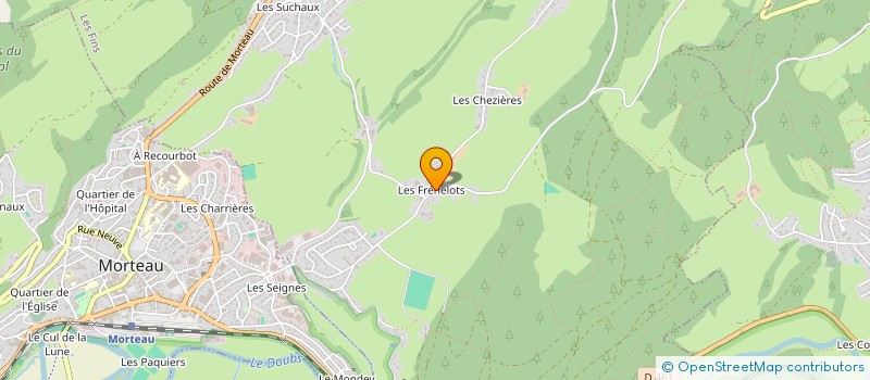 localisation de l'entreprise GAEC DE LA BRUME  LES FINS