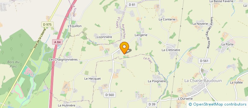 localisation de l'entreprise GAEC DE LA BRUNIERE à LE PETIT-CELLAND