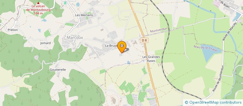 localisation de l'entreprise GAEC DE LA BRUYERETTE à MARCOUX