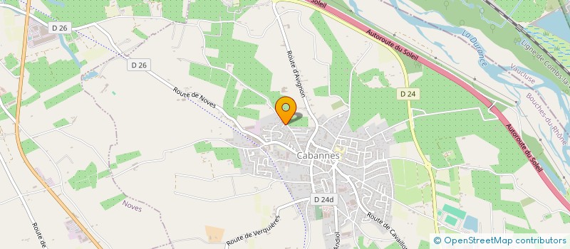 localisation de l'entreprise GAEC DE LA CARITA à CABANNES