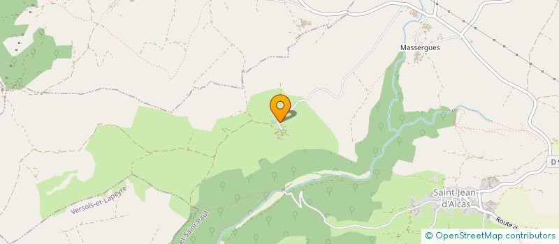 localisation de l'entreprise GAEC DE LA CAZELLE  SAINT-JEAN-ET-SAINT-PAUL