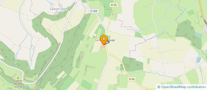localisation de l'entreprise GAEC DE LA CENSE ROUGE  SAXON-SION