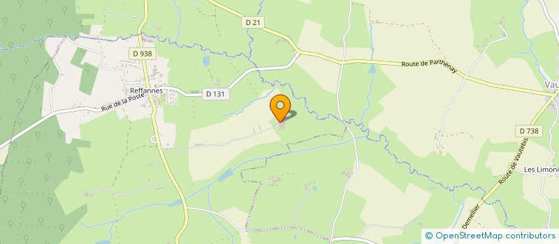 localisation de l'entreprise GAEC DE LA CHAILLERIE  REFFANNES