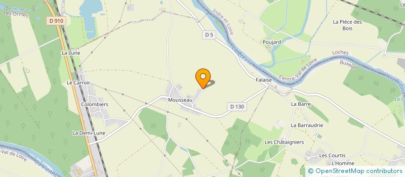 localisation de l'entreprise GAEC DE LA CHAISE à SAINT-REMY-SUR-CREUSE