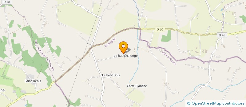 localisation de l'entreprise GAEC DE LA CHALONIERE à SAINT-GEORGES-DE-REINTEMBAULT