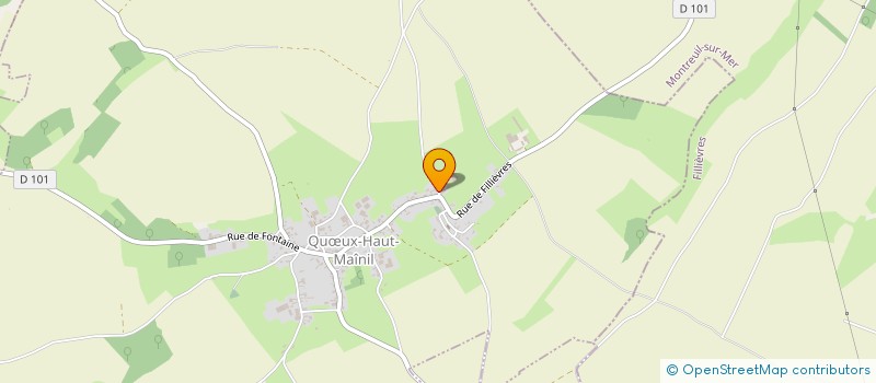 localisation de l'entreprise GAEC DE LA CHAPELLE  QUUX-HAUT-MAINIL