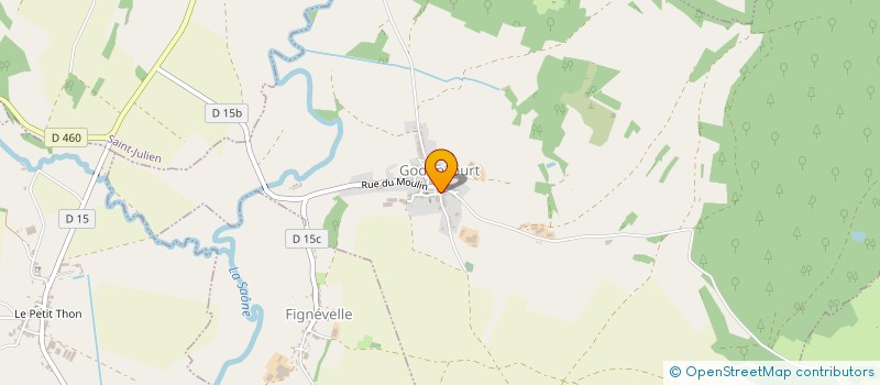 localisation de l'entreprise GAEC DE LA CHAPELLE à GODONCOURT