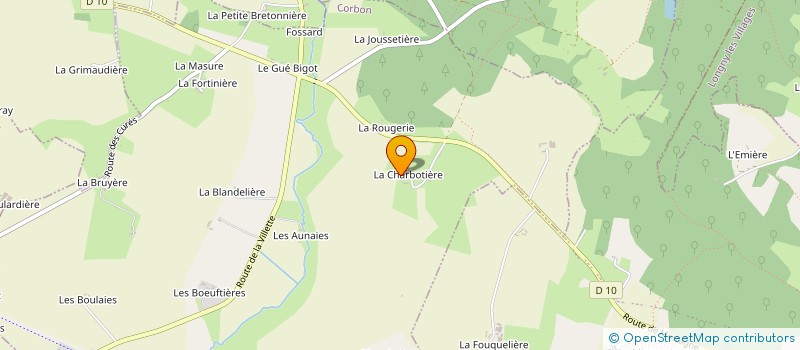 localisation de l'entreprise GAEC DE LA CHARBOTTIERE à CORBON