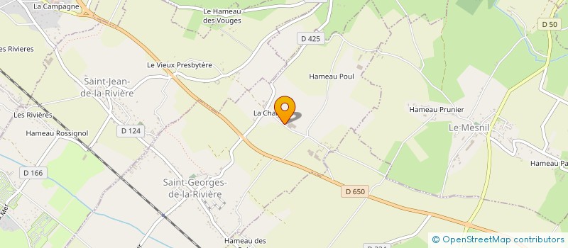 localisation de l'entreprise GAEC DE LA CHARLERIE à SAINT-GEORGES-DE-LA-RIVIERE