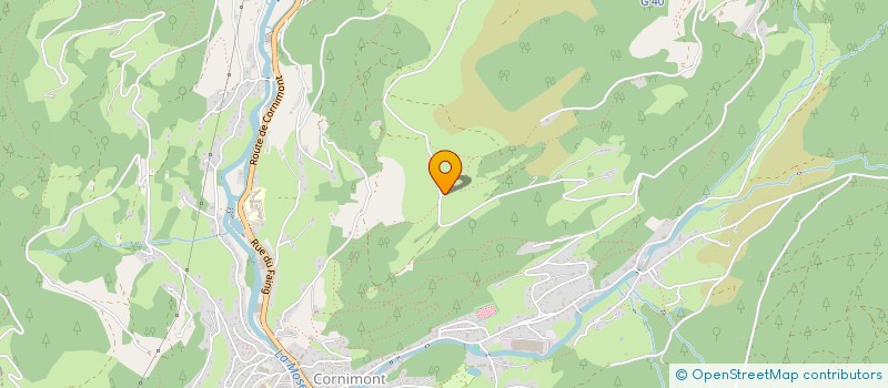 localisation de l'entreprise GAEC DE LA CHARME à CORNIMONT
