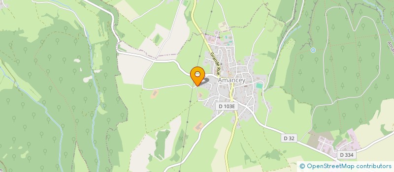 localisation de l'entreprise GAEC DE LA CHARMEE à AMANCEY