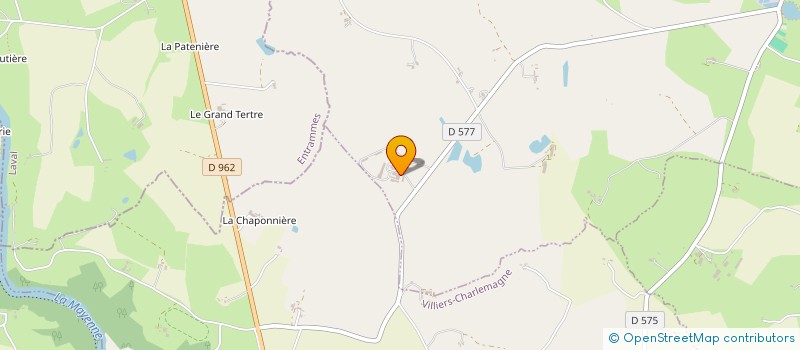localisation de l'entreprise GAEC DE LA CHAUFFODIERE à MAISONCELLES-DU-MAINE