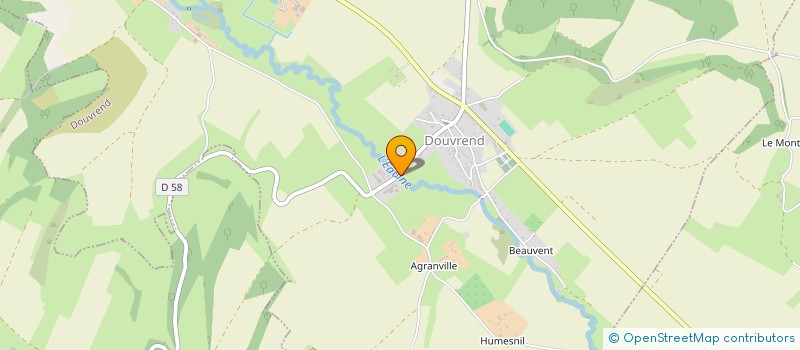 localisation de l'entreprise GAEC DE LA CHAUSSEE  DOUVREND