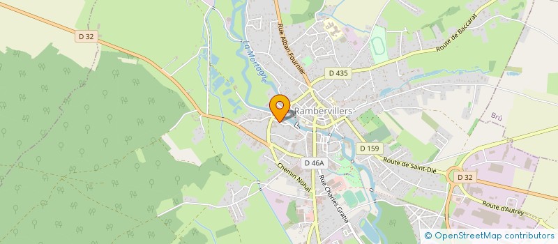 localisation de l'entreprise GAEC DE LA CHENERAIE à RAMBERVILLERS