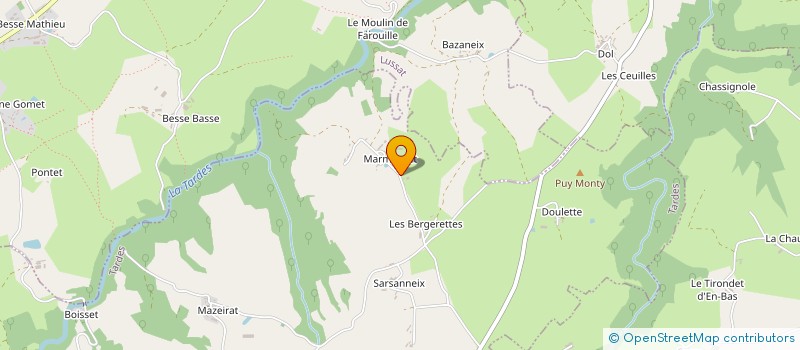 localisation de l'entreprise GAEC DE LA CHEVILLE à TARDES