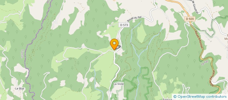 localisation de l'entreprise GAEC DE LA CHEVRE BLANCHE  LE FEL