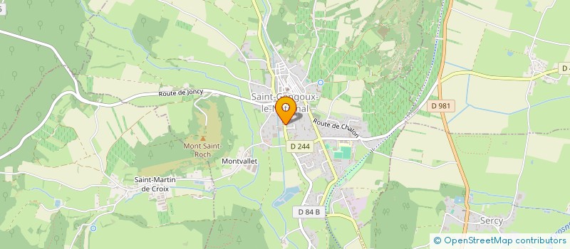 localisation de l'entreprise GAEC DE LA CHEVRERIE DE LA TRUFIERE à CHISSEY-LES-MACON