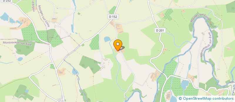 localisation de l'entreprise GAEC DE LA CLERGERIE  MAUGES-SUR-LOIRE