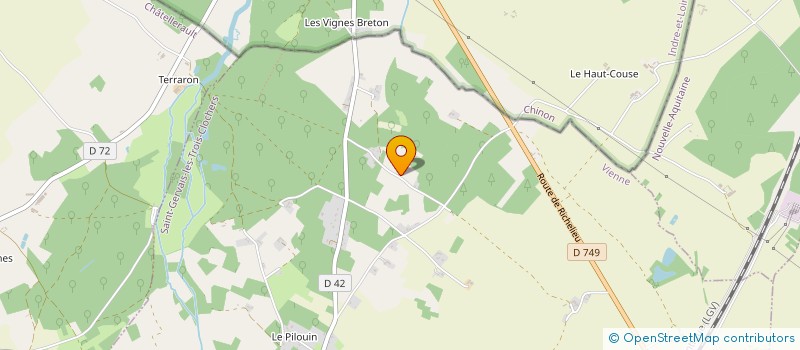 localisation de l'entreprise GAEC DE LA CLORIE à VELLECHES