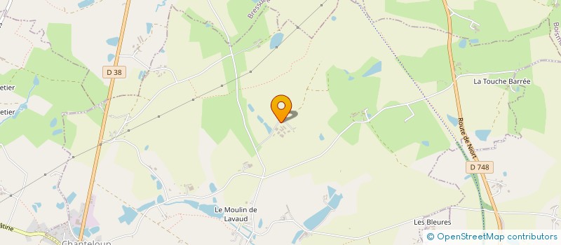 localisation de l'entreprise GAEC DE LA CLOSERIE  CHANTELOUP