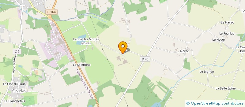localisation de l'entreprise GAEC DE LA COCODERIE à AVESSAC