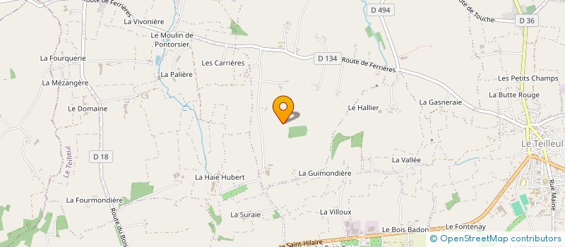 localisation de l'entreprise GAEC DE LA COLMONT à LE TEILLEUL