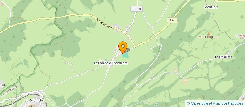 localisation de l'entreprise GAEC DE LA COMBE à LES COMBES