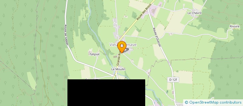 localisation de l'entreprise GAEC DE LA COMBE DU VAL à VIEU-D'IZENAVE