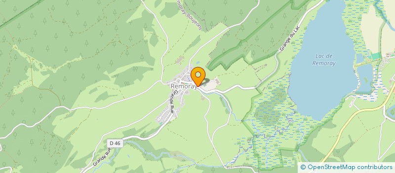localisation de l'entreprise GAEC DE LA COMBETTE à REMORAY-BOUJEONS