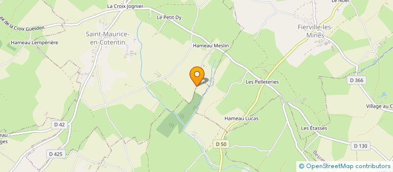 localisation de l'entreprise GAEC DE LA COMMUNETTE  SORTOSVILLE-EN-BEAUMONT