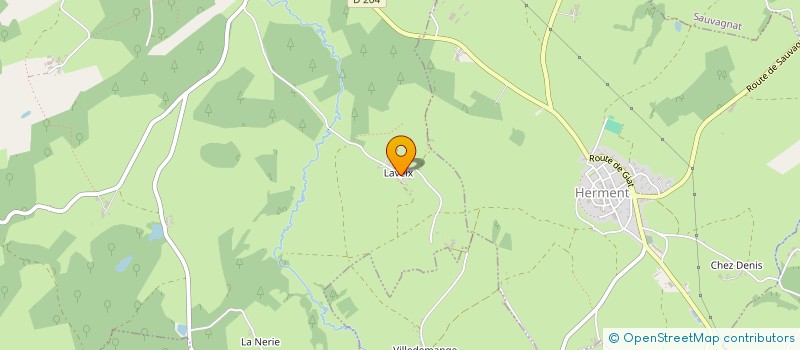 localisation de l'entreprise GAEC DE LA CONCHE à VERNEUGHEOL