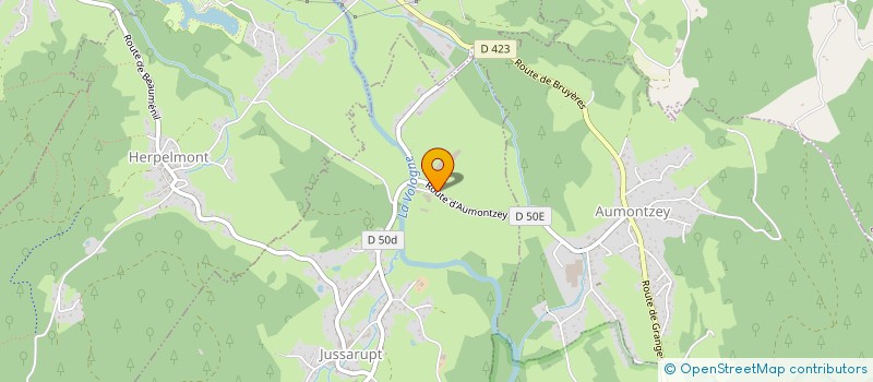localisation de l'entreprise GAEC DE LA CORBELINE à JUSSARUPT