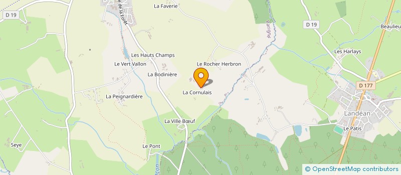 localisation de l'entreprise GAEC DE LA CORNULAIS à PARIGNE