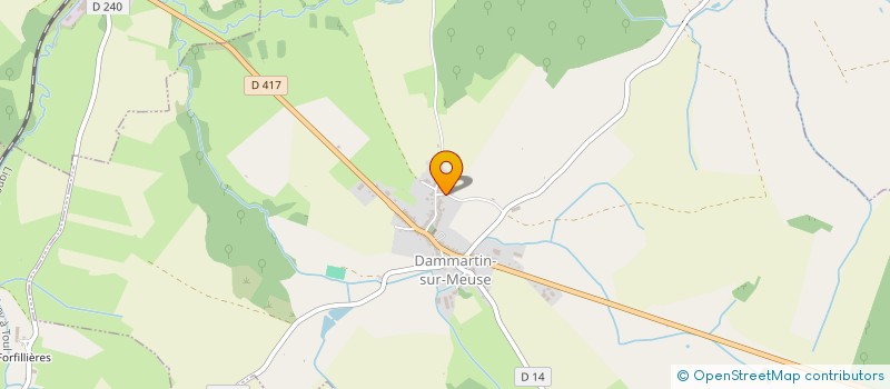 localisation de l'entreprise GAEC DE LA COTE PRE à DAMMARTIN-SUR-MEUSE