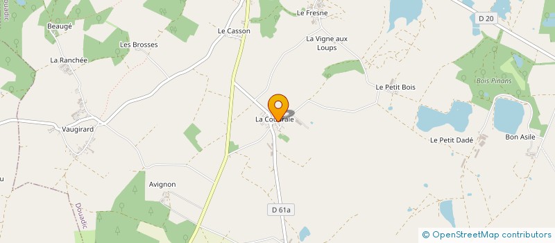 localisation de l'entreprise GAEC DE LA COUDRAIE à DOUADIC