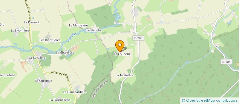 localisation de l'entreprise GAEC DE LA COUPERIE à MONT SAINT JEAN