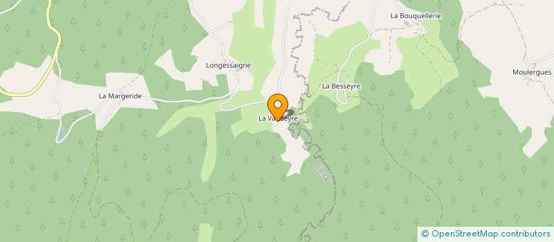 localisation de l'entreprise GAEC DE LA COUSTILLE à ANGLARDS-DE-SAINT-FLOUR