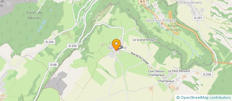 localisation de l'entreprise GAEC DE LA CROIX DU DAN à BARRETAINE