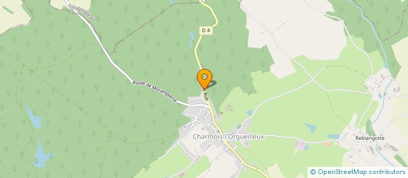 localisation de l'entreprise GAEC DE LA CROIX MARTIN à RACECOURT