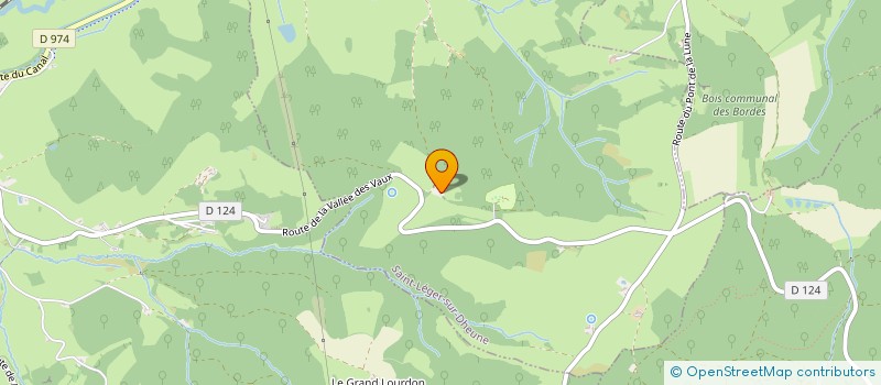 localisation de l'entreprise GAEC DE LA CURE  CHATEL-MORON