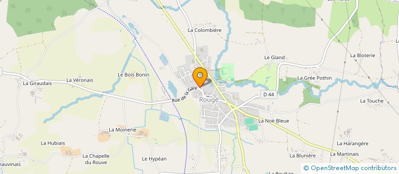 localisation de l'entreprise GAEC DE LA DAVIAIS à ROUGE