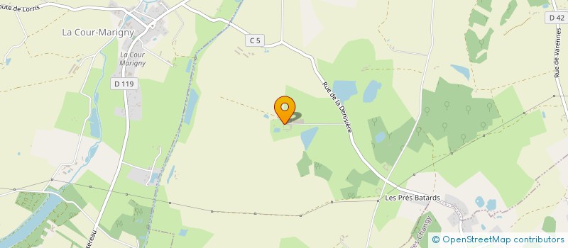 localisation de l'entreprise GAEC DE LA DENISIERE à OUSSOY-EN-GATINAIS