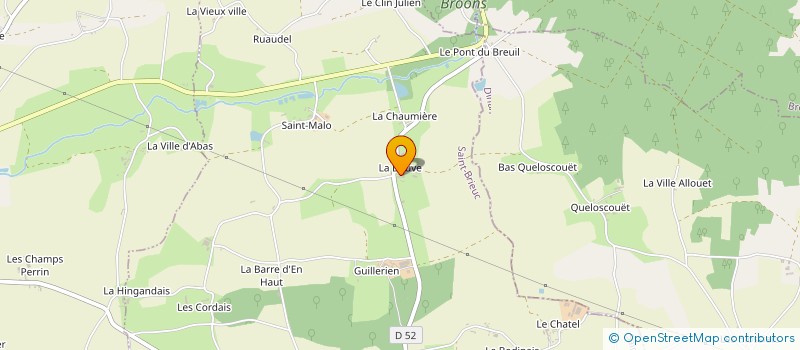 localisation de l'entreprise GAEC DE LA DEUVE à LANRELAS