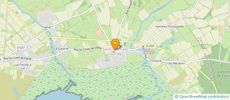 localisation de l'entreprise GAEC DE LA DIME DU PRIEURE à SAINT-GERMAIN-SUR-AY