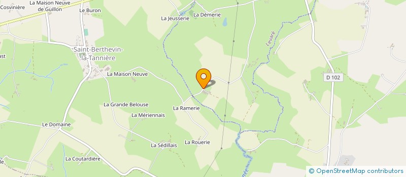 localisation de l'entreprise GAEC DE LA DIOTIERE à LEVARE