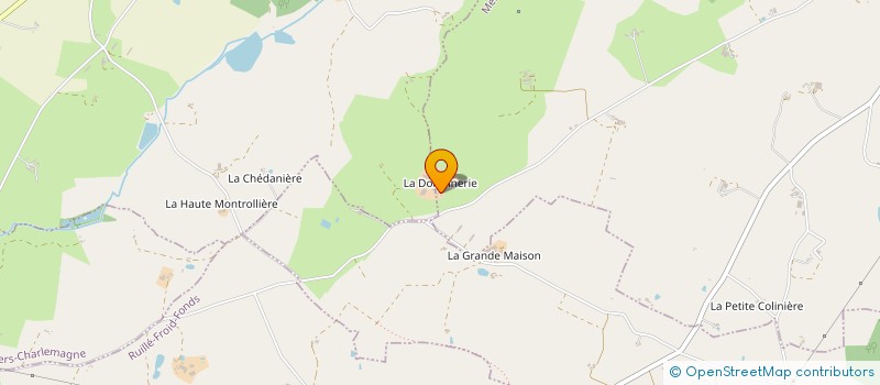 localisation de l'entreprise GAEC DE LA DORONNERIE à MESLAY-DU-MAINE